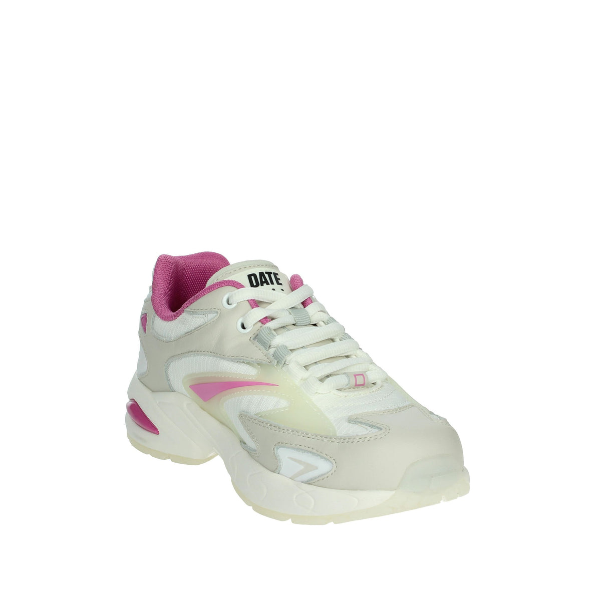 D.A.T.E. Donna Sneakers W401-SN-ET-WF Bianco/Fucsia