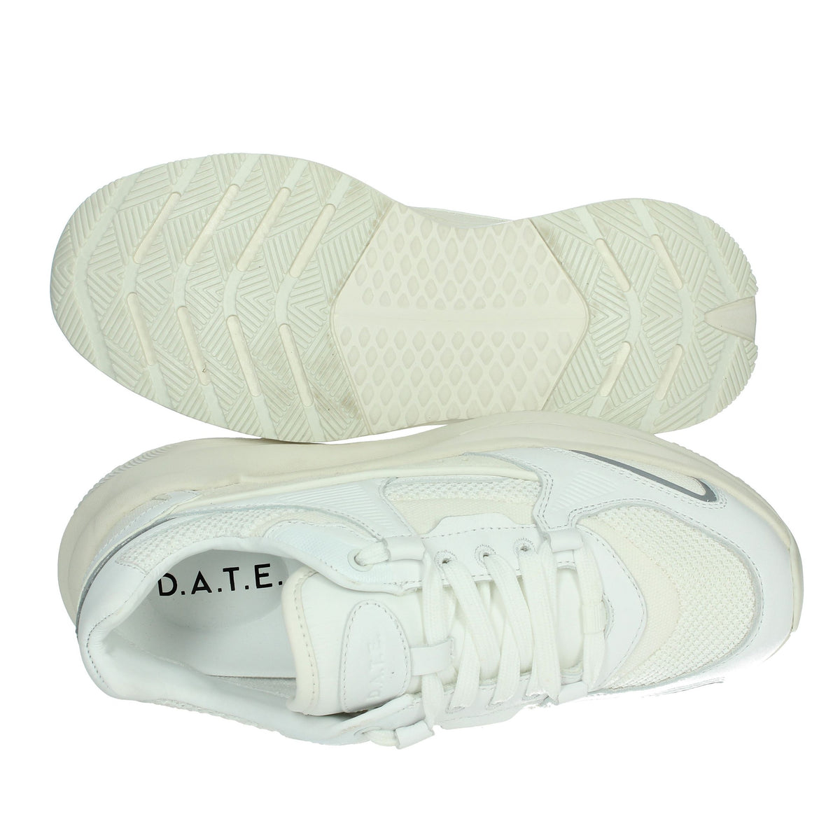 D.A.T.E. Donna Sneakers W401-VL-HD-WH Bianco