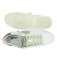 Lotto Leggenda Uomo Sneakers 221106 Bianco/Cuoio