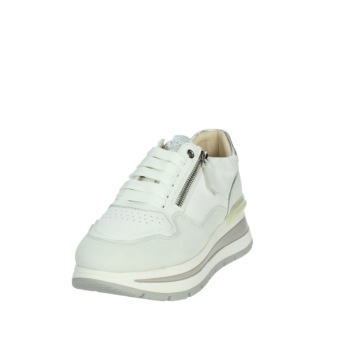 Keys Donna Sneakers K-10572 Bianco/Argento