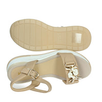 Keys Donna Sandalo con zeppa K-11090 Beige