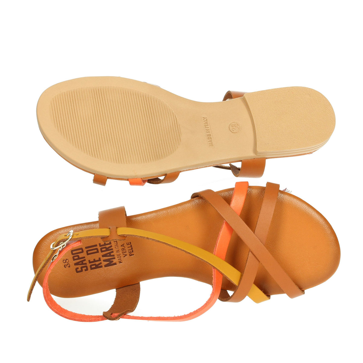 Sapore di Mare Donna Sandalo basso 16227 Cuoio