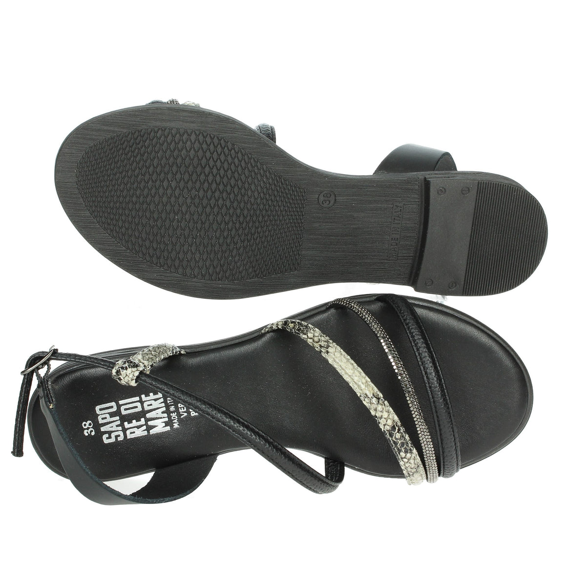 Sapore di Mare Donna Sandalo basso 16263 Nero