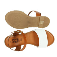 Sapore di Mare Donna Sandalo basso 16250 Bianco/Cuoio