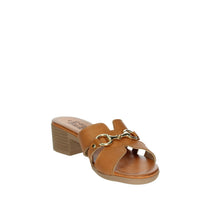 Sapore di Mare Donna Ciabatta con tacco 16379 Cuoio