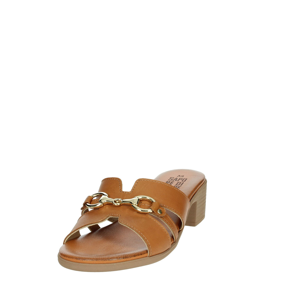 Sapore di Mare Donna Ciabatta con tacco 16379 Cuoio