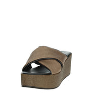 Sapore di Mare Donna Ciabatta con zeppa 16427 Marrone