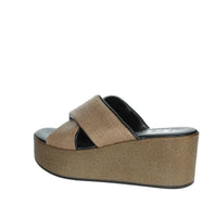 Sapore di Mare Donna Ciabatta con zeppa 16427 Marrone