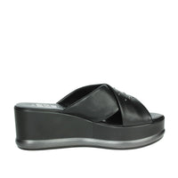 Sapore di Mare Donna Ciabatta con zeppa 16459 Nero