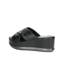 Sapore di Mare Donna Ciabatta con zeppa 16459 Nero