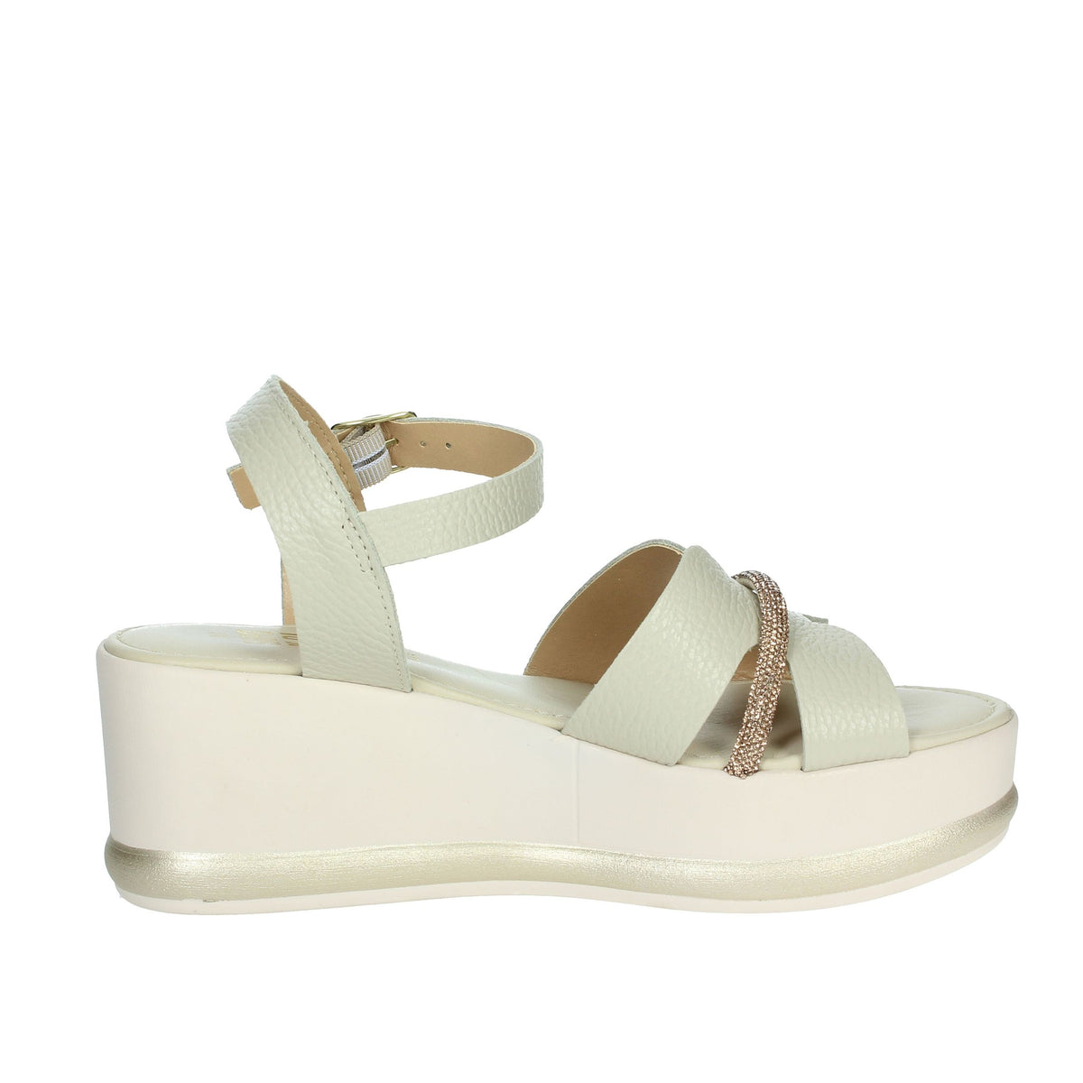 Sapore di Mare Donna Sandalo con zeppa 16467 Beige