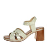 Sapore di Mare Donna Sandalo con tacco 16408 Beige/Oro