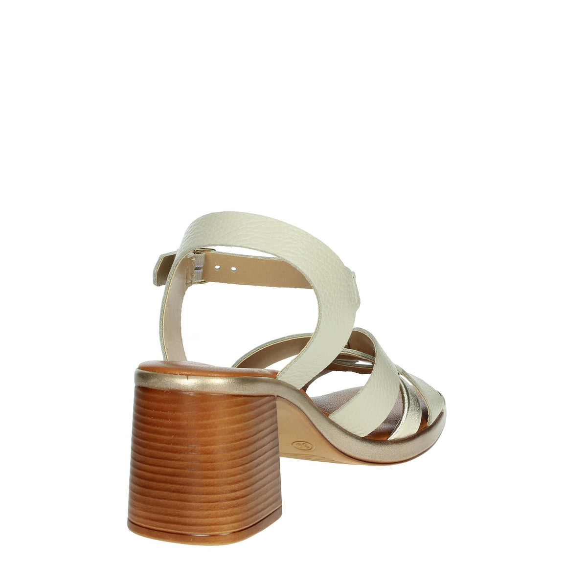 Sapore di Mare Donna Sandalo con tacco 16408 Beige/Oro