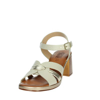 Sapore di Mare Donna Sandalo con tacco 16408 Beige/Oro
