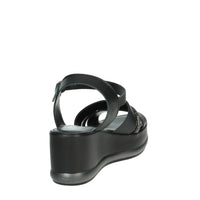 Sapore di Mare Donna Sandalo con zeppa 16467 Nero
