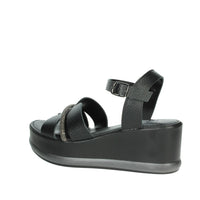 Sapore di Mare Donna Sandalo con zeppa 16467 Nero