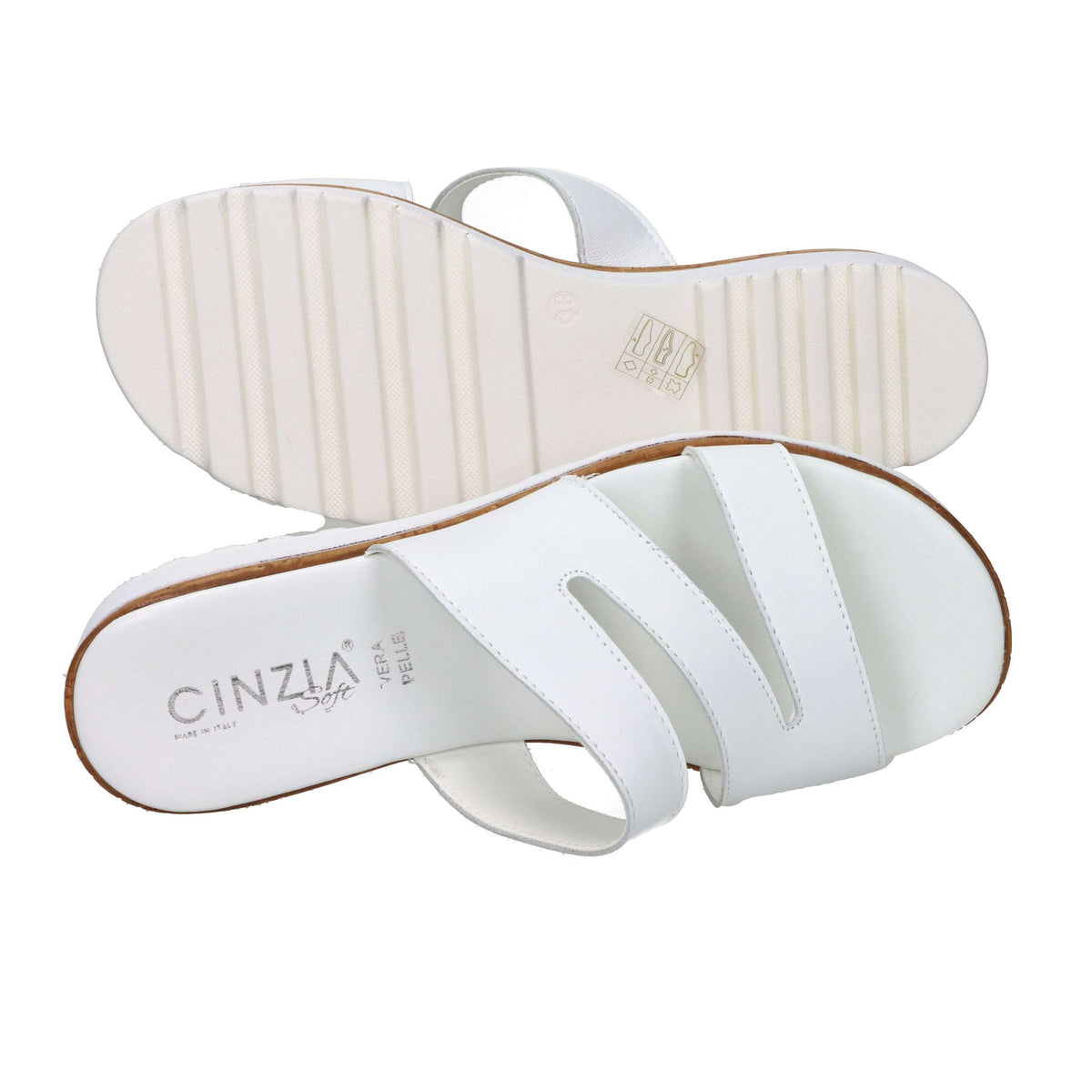 Cinzia Soft Donna Ciabatta bassa IAF23209 Bianco