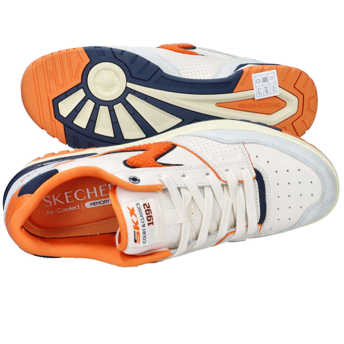 Skechers Uomo Sneakers 254172 Panna