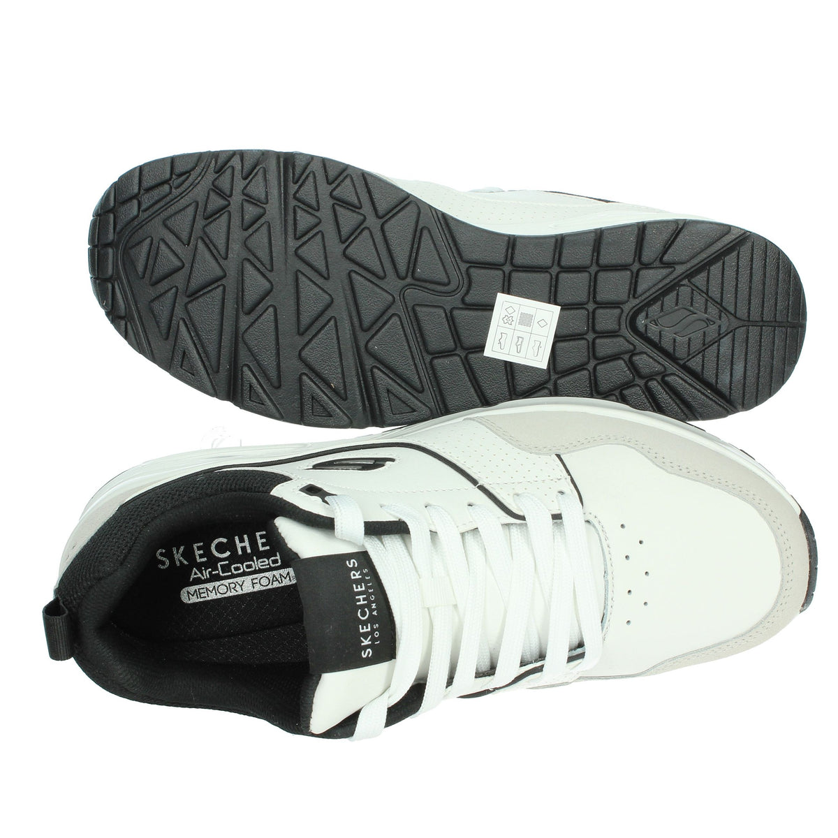 Skechers Uomo Sneakers 183020 Bianco/Nero