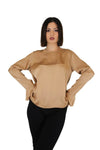 Zahjr Donna Blusa 53538785 Cammello