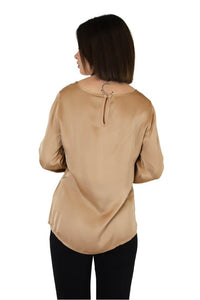 Zahjr Donna Blusa 53538785 Cammello
