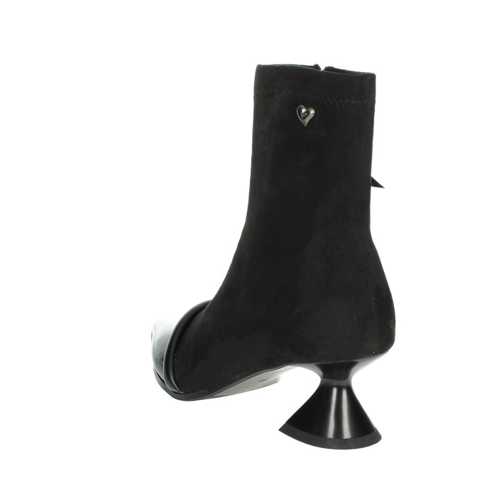 Braccialini Donna Stivaletti tacco L58 Nero