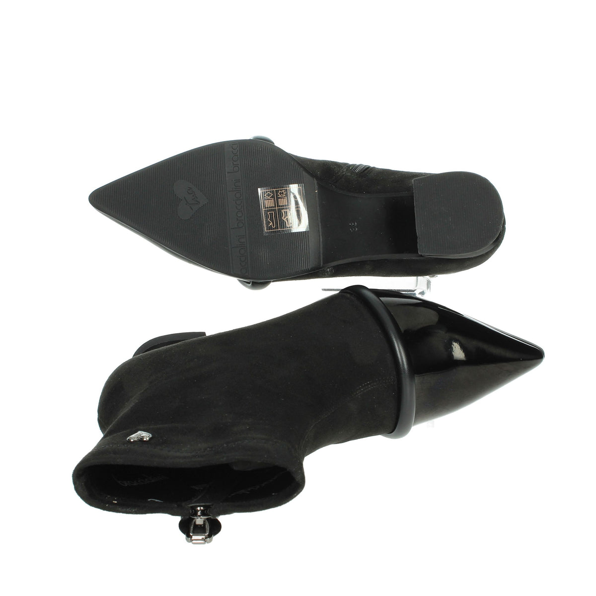 Braccialini Donna Stivaletti tacco L58 Nero