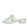 Laura Biagiotti Damen Flache Sandale 9015 Weiß
