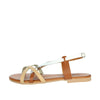 Sapore di Mare Donna Sandalo basso 16227 Bianco/Cuoio