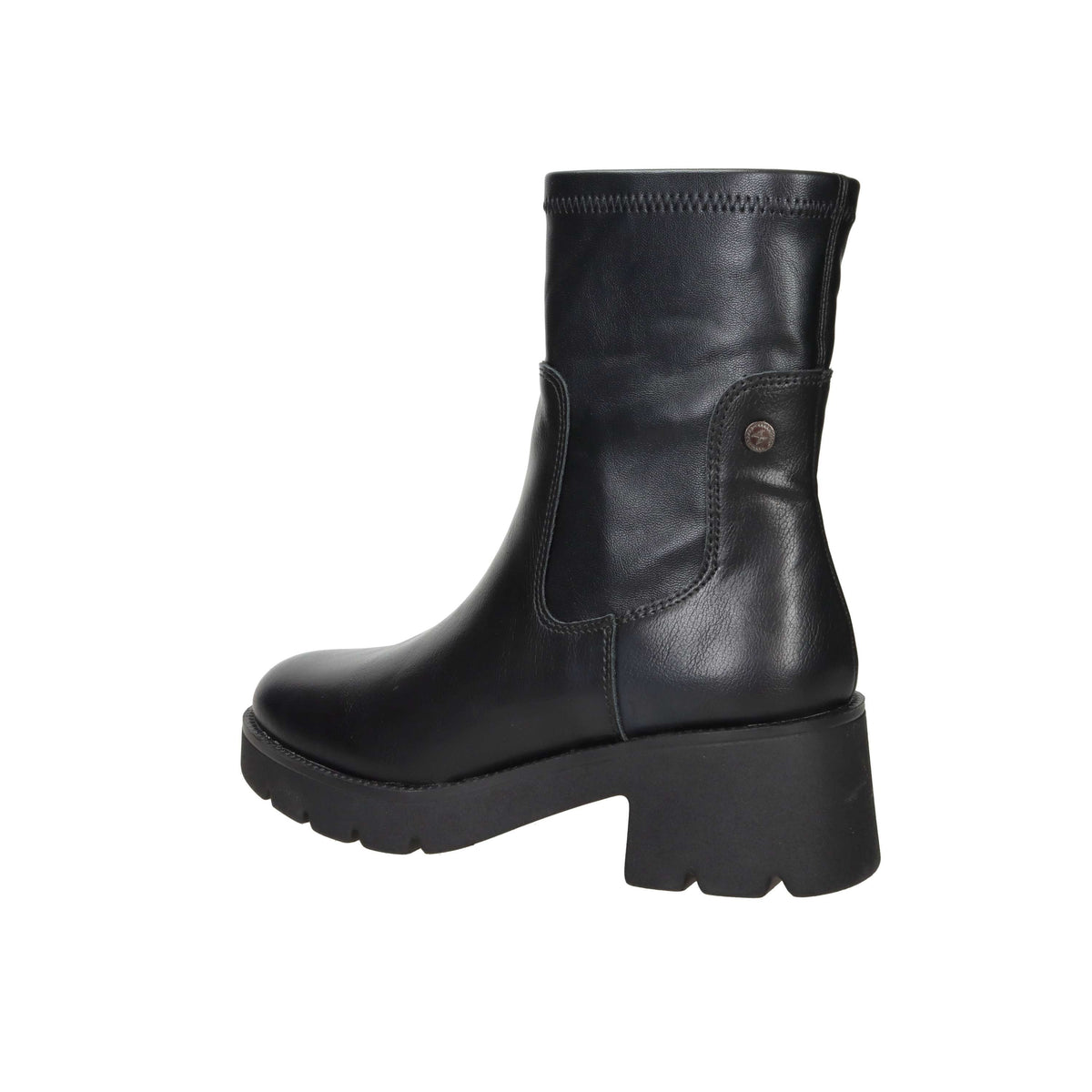 Xti Donna Stivaletti con tacco 144313 Nero