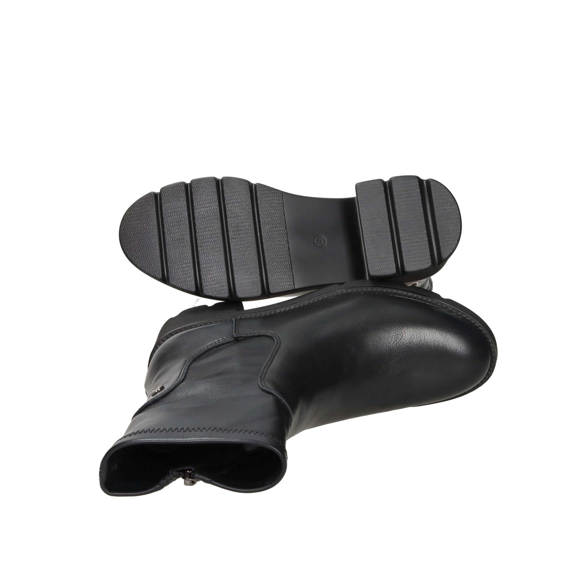 Xti Donna Stivaletti con tacco 144313 Nero