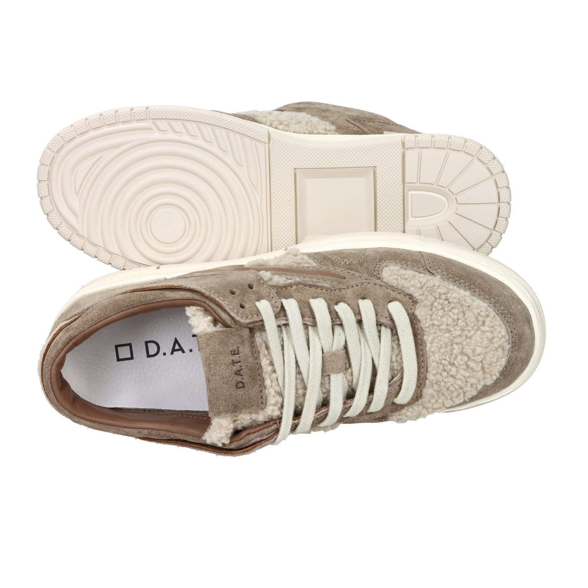 D.A.T.E. Donna Sneakers W431-TO-TD-BI Taupe
