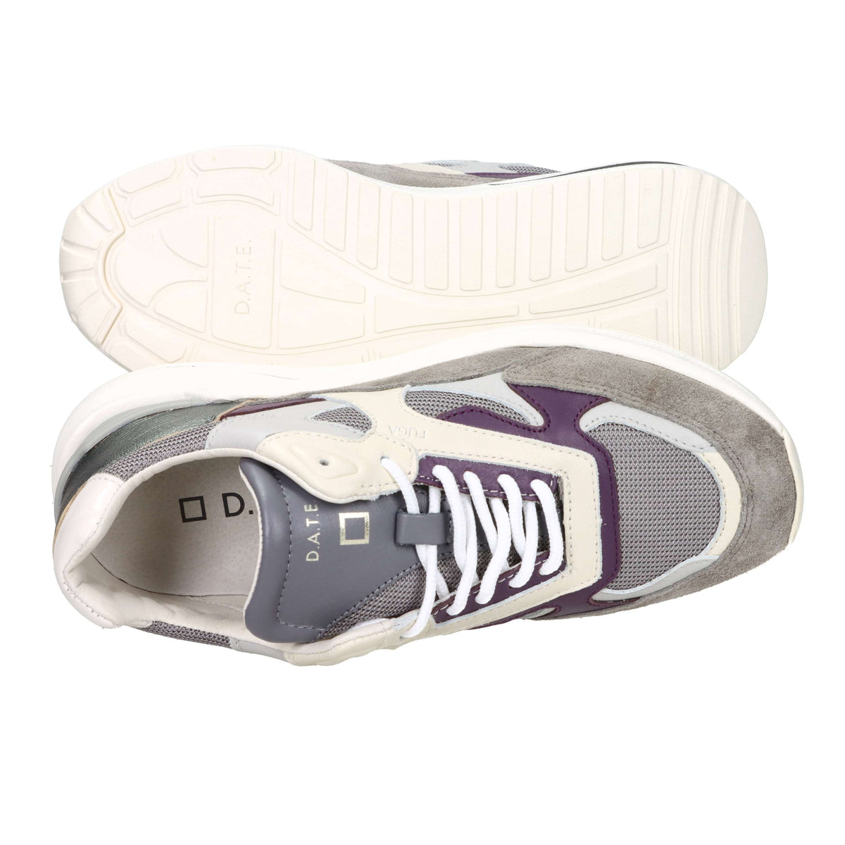 D.A.T.E. Donna Sneakers W431-FG-DR-GY Grigio