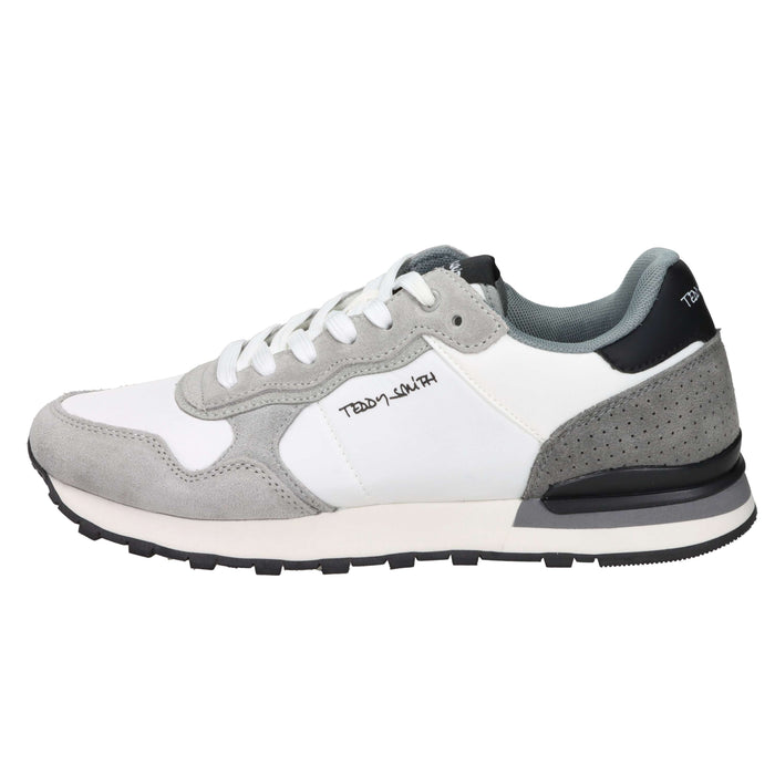 Teddy Smith Uomo Sneakers 120249 Bianco/Grigio