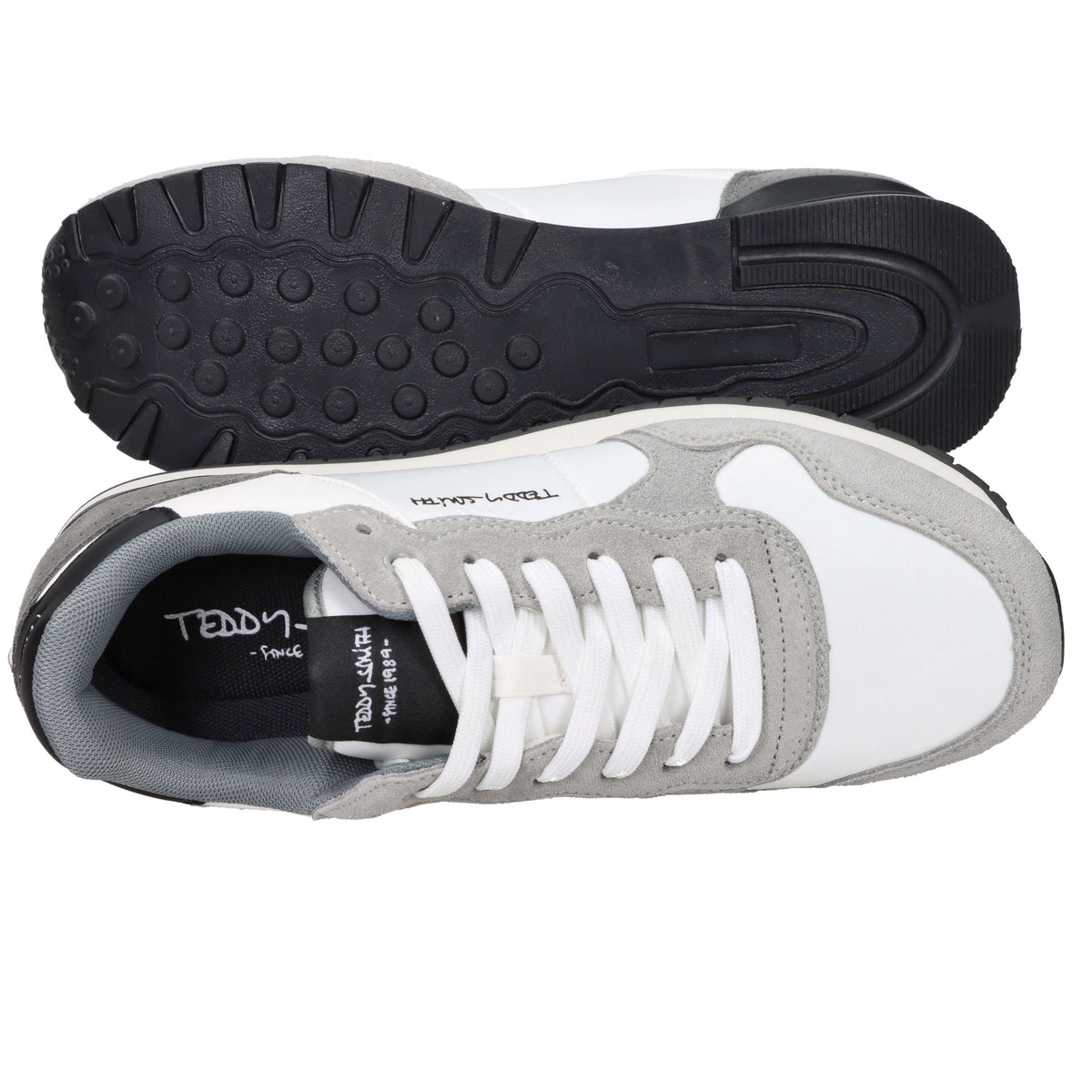 Teddy Smith Uomo Sneakers 120249 Bianco/Grigio