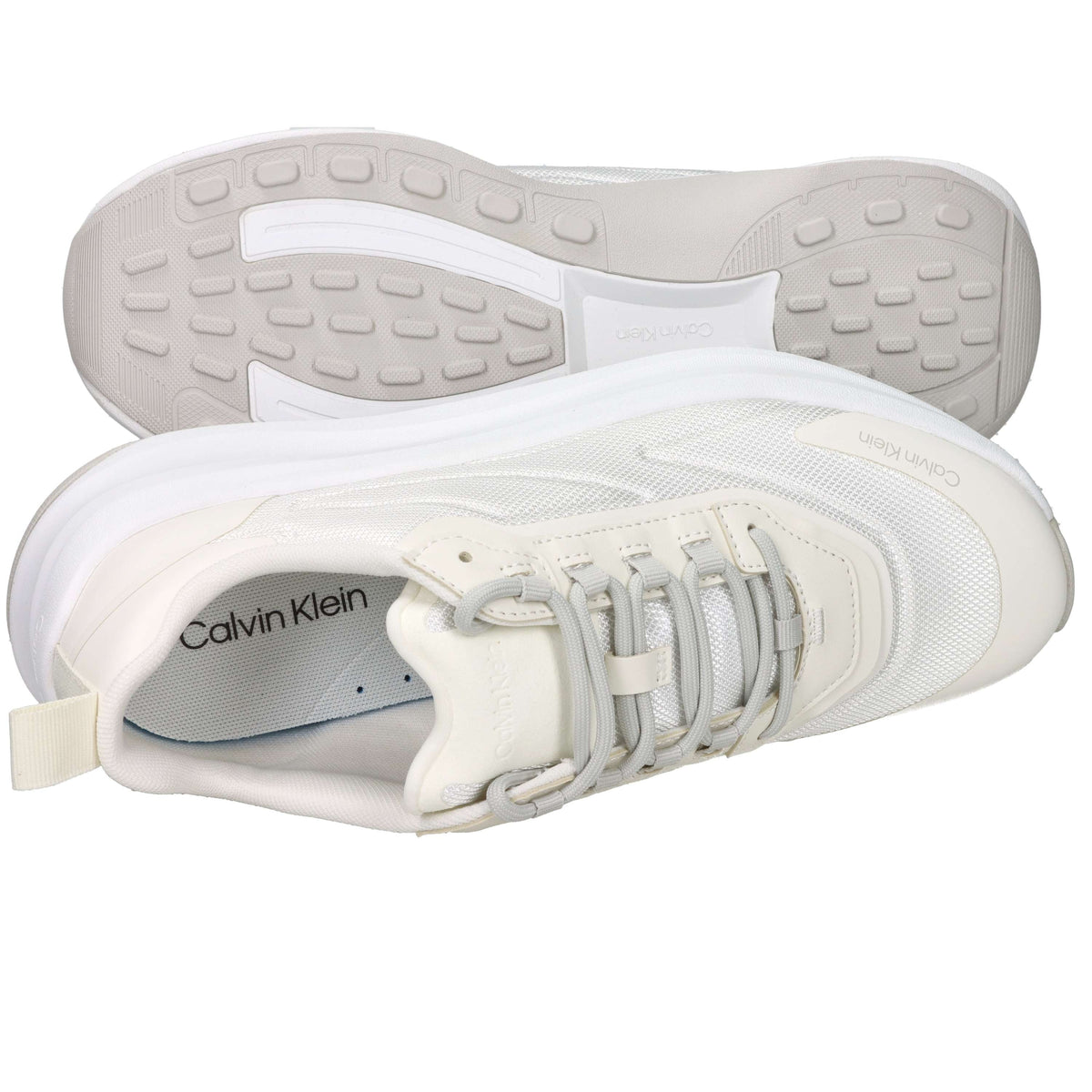 Calvin Klein Uomo Sneakers HM0HM02224 Bianco/Beige