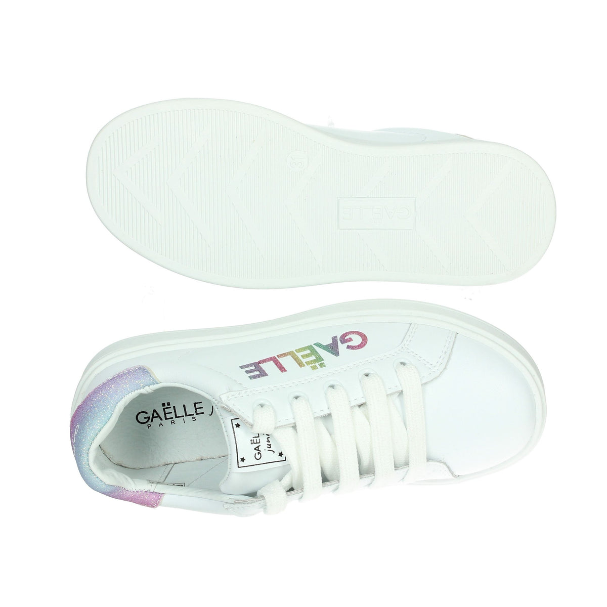 Gaelle Paris Bambine e ragazze Sneakers GS0026L Bianco