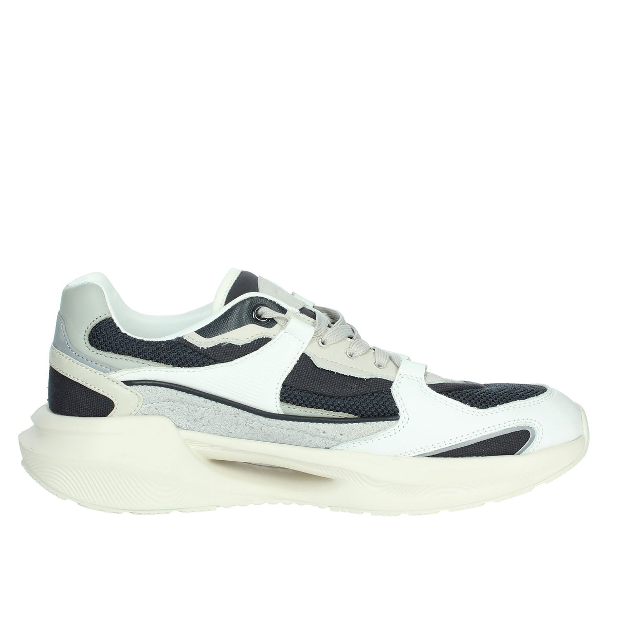 D.A.T.E. Uomo Sneakers M401-VL-HD-BL Bianco/Blu