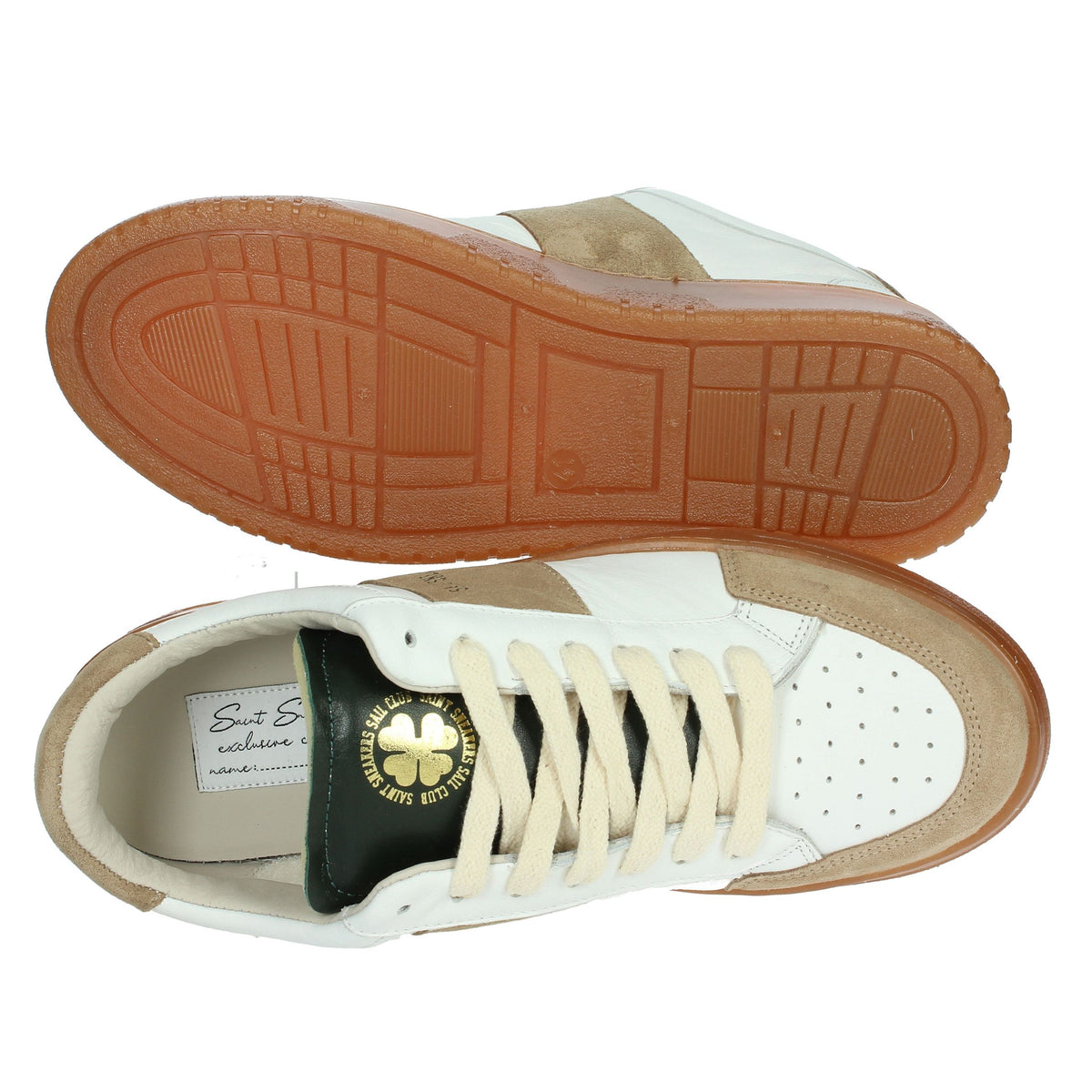 Saint Sneakers Uomo Sneakers SAIL Bianco/Verdone