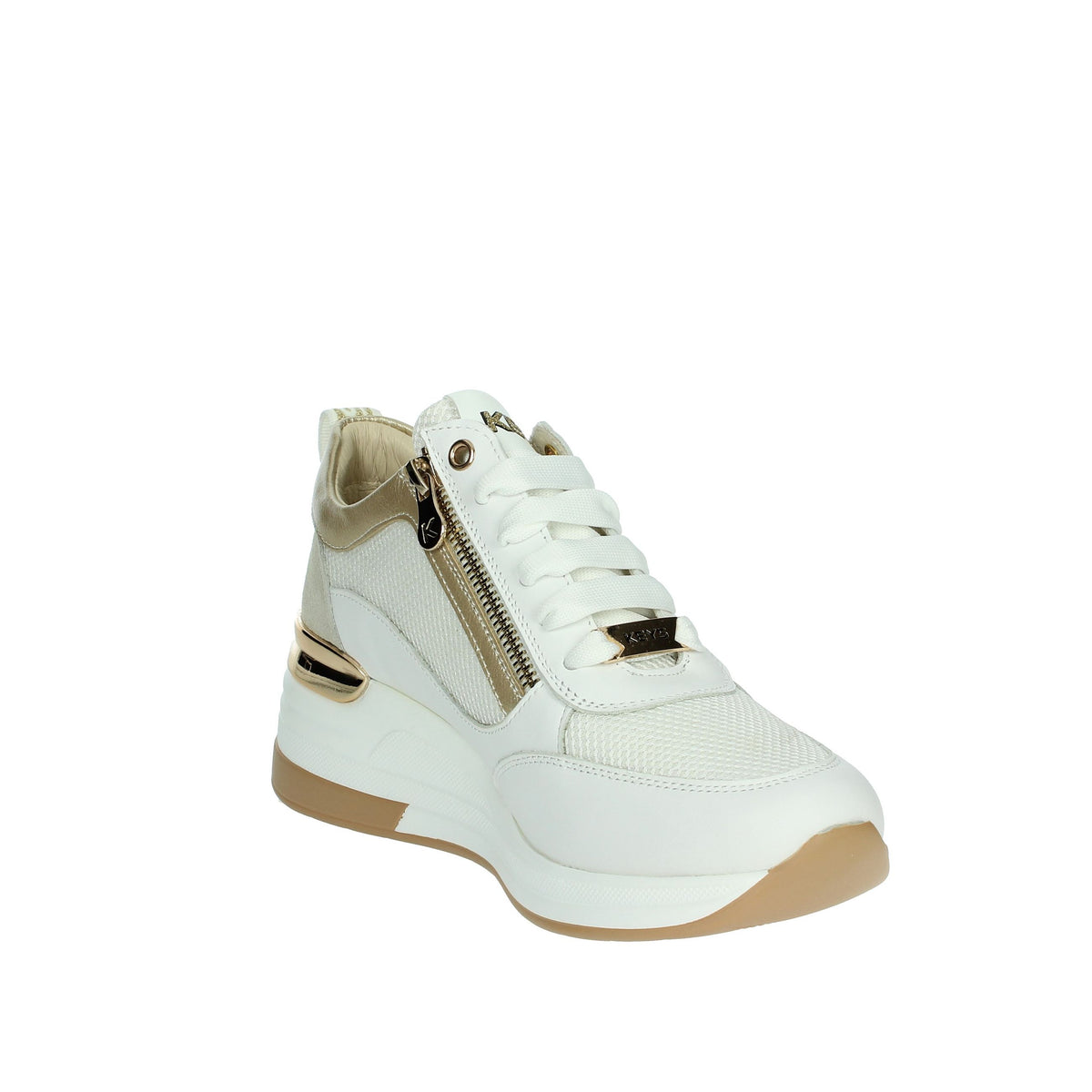 Keys Donna Sneakers K-10510 Bianco/Oro