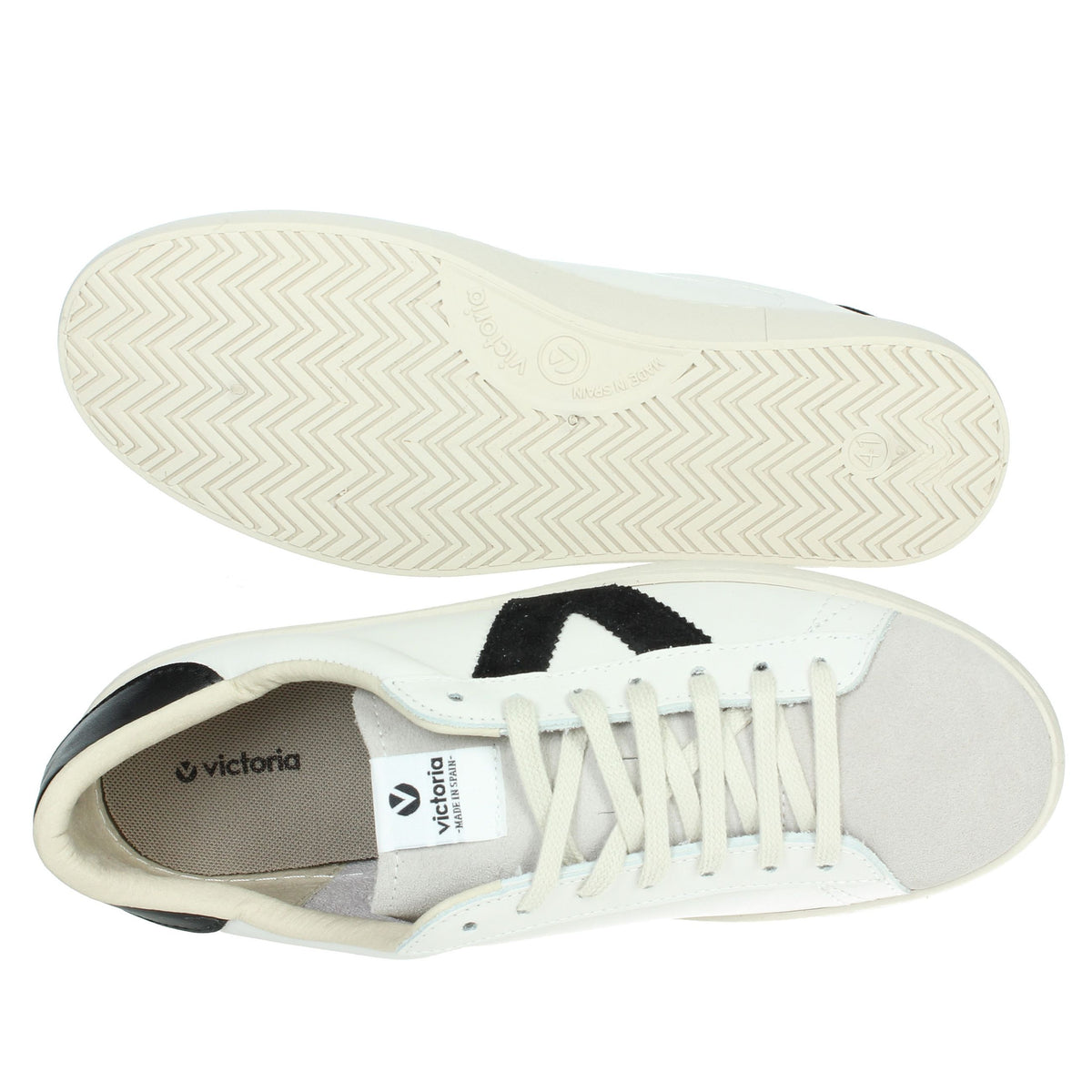 Victoria Unisex adulto Sneakers 1126142 Bianco/Nero