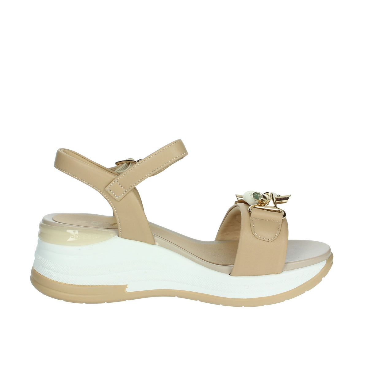 Keys Donna Sandalo con zeppa K-11090 Beige
