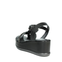 Sapore di Mare Donna Sandalo con zeppa 16467 Nero