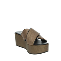 Sapore di Mare Donna Ciabatta con zeppa 16427 Marrone