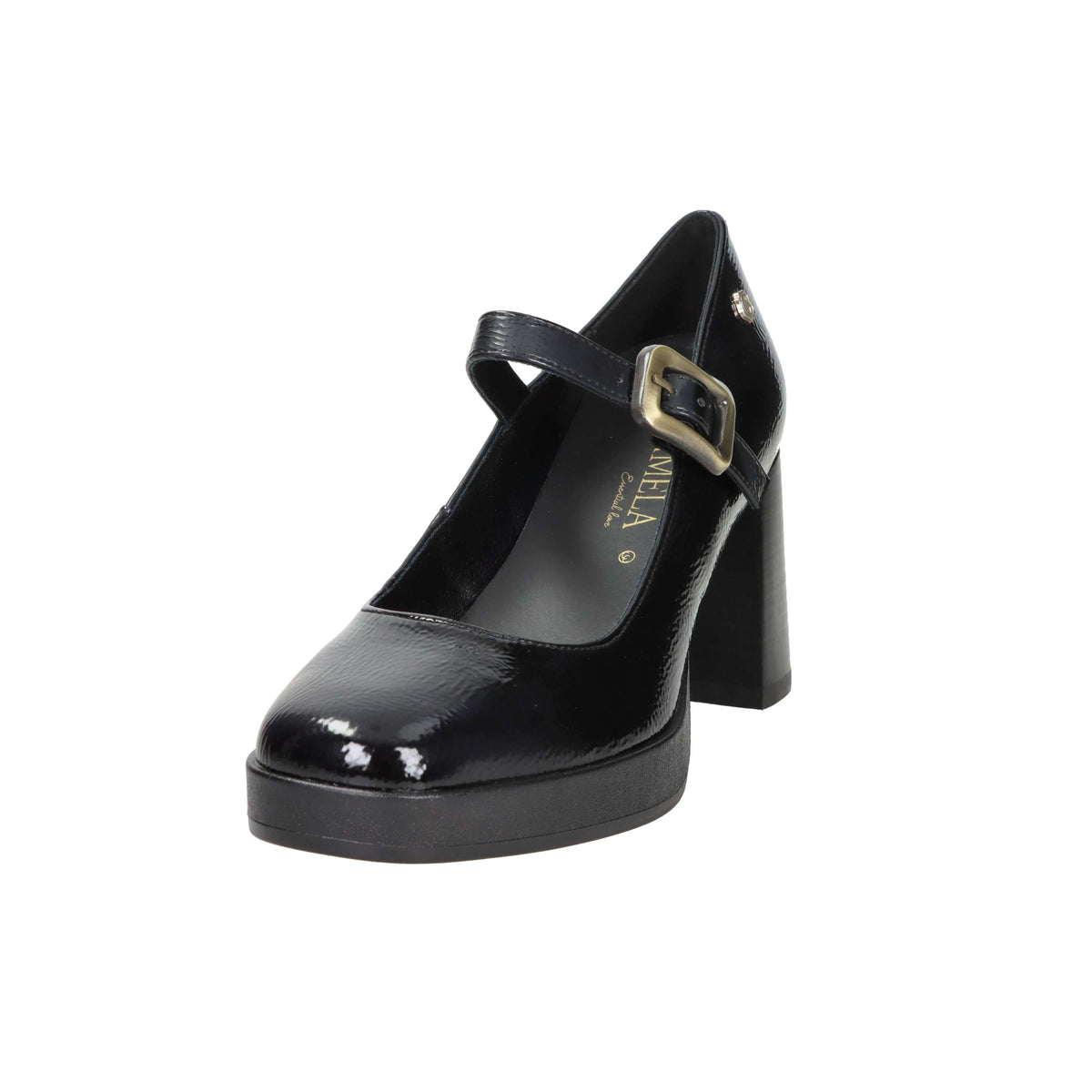 Carmela Donna Mocassino tacco 162535 Nero