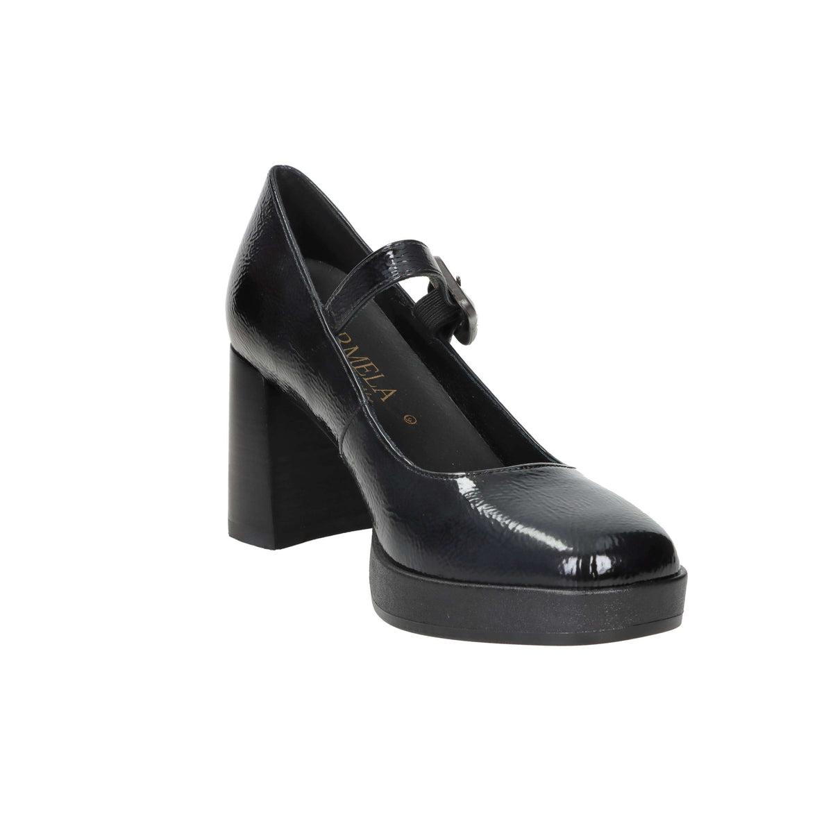 Carmela Donna Mocassino tacco 162535 Nero