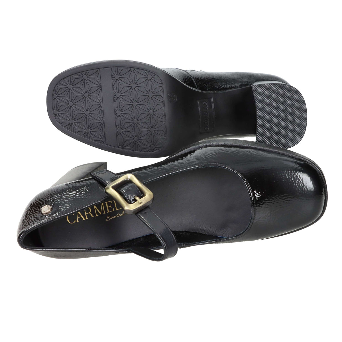 Carmela Donna Mocassino tacco 162535 Nero