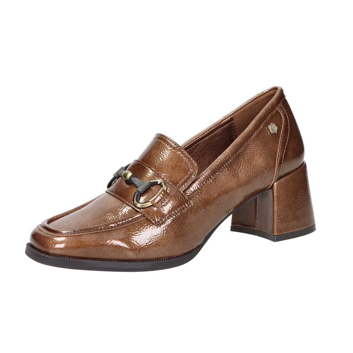 Carmela Donna Mocassino tacco 162536 Taupe