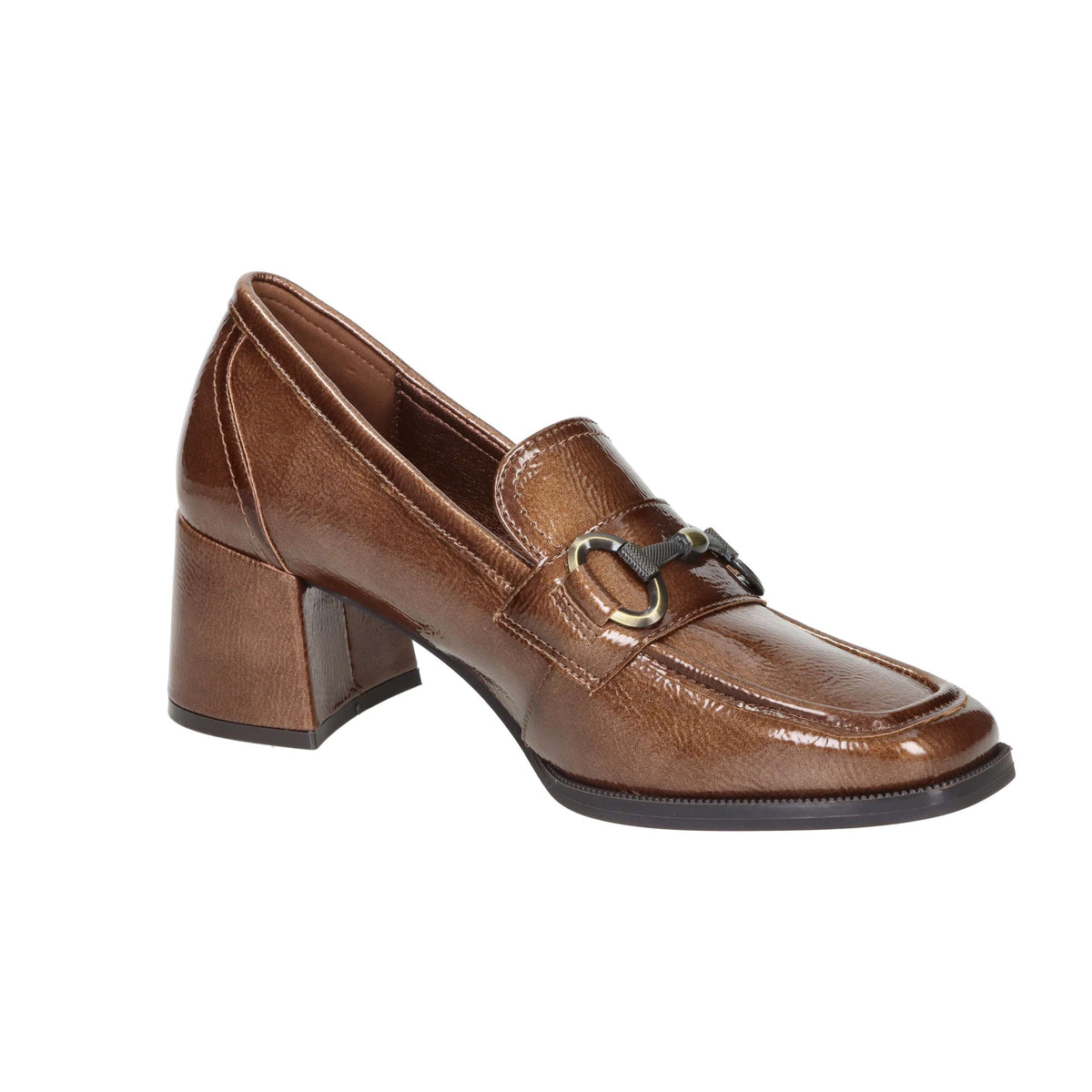 Carmela Donna Mocassino tacco 162536 Taupe