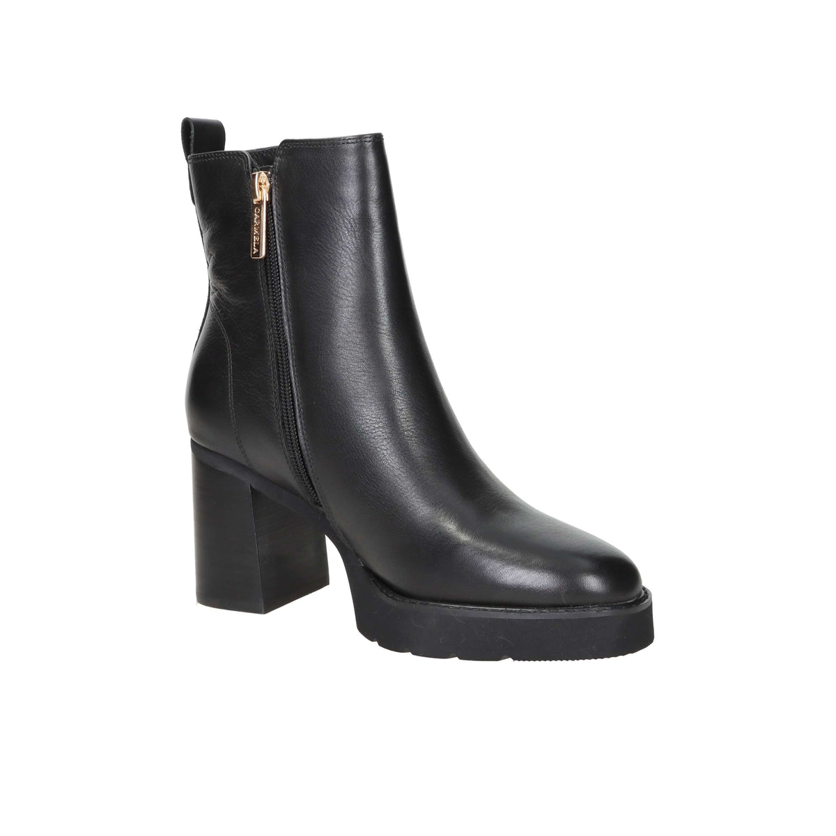 Carmela Donna Stivaletti con tacco 162602 Nero